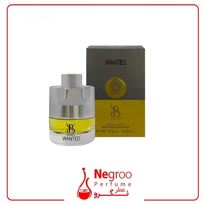 عطر جیبی مردانه برندینی Brandini مدل Wanted حجم 25 میلی لیتر