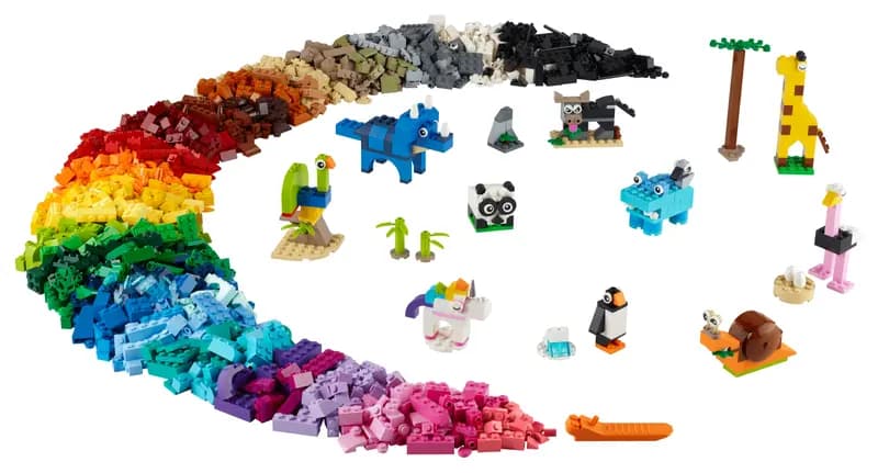 لگو Bricks and Animals سری کلاسیک کد 11011 — تصویر ۲