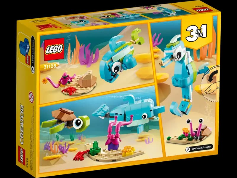 لگو Dolphin and Turtle سری کریتور کد 31128 — تصویر ۷