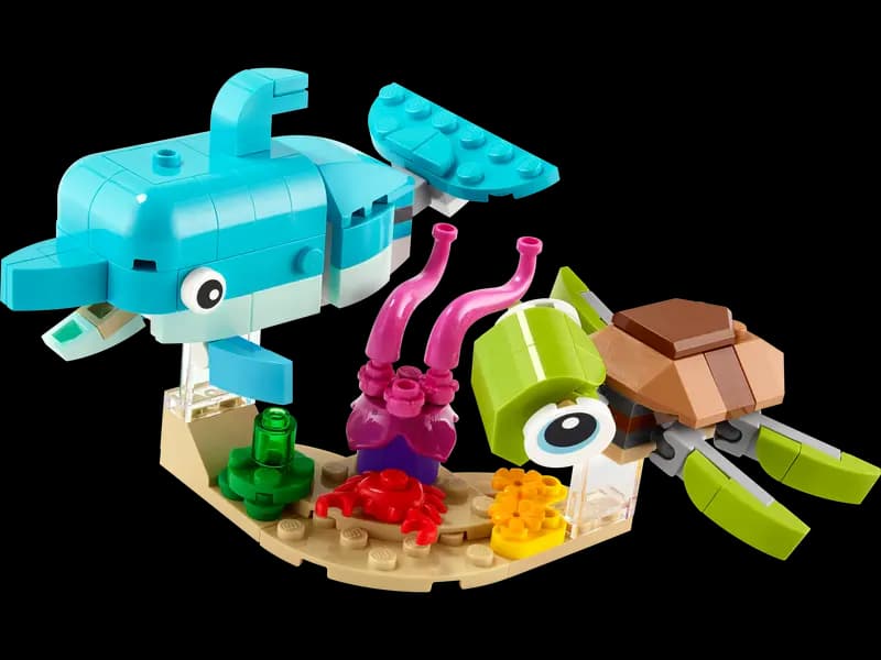 لگو Dolphin and Turtle سری کریتور کد 31128 — تصویر ۲