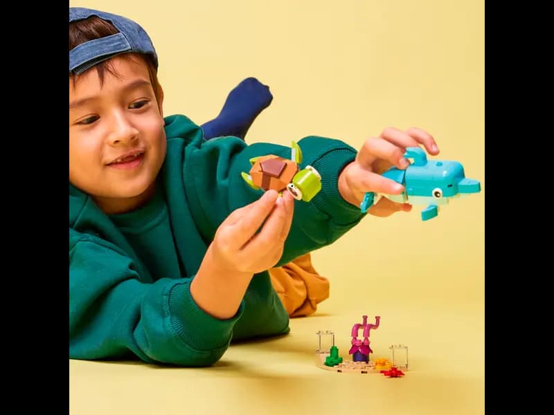 لگو Dolphin and Turtle سری کریتور کد 31128 — تصویر ۸