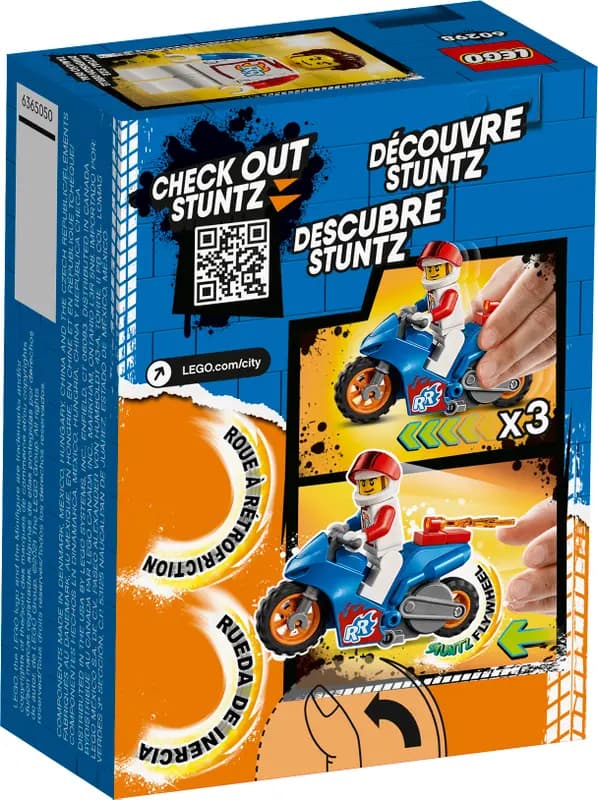 لگو Rocket Stunt Bike سری سیتی کد 60298 — تصویر ۸