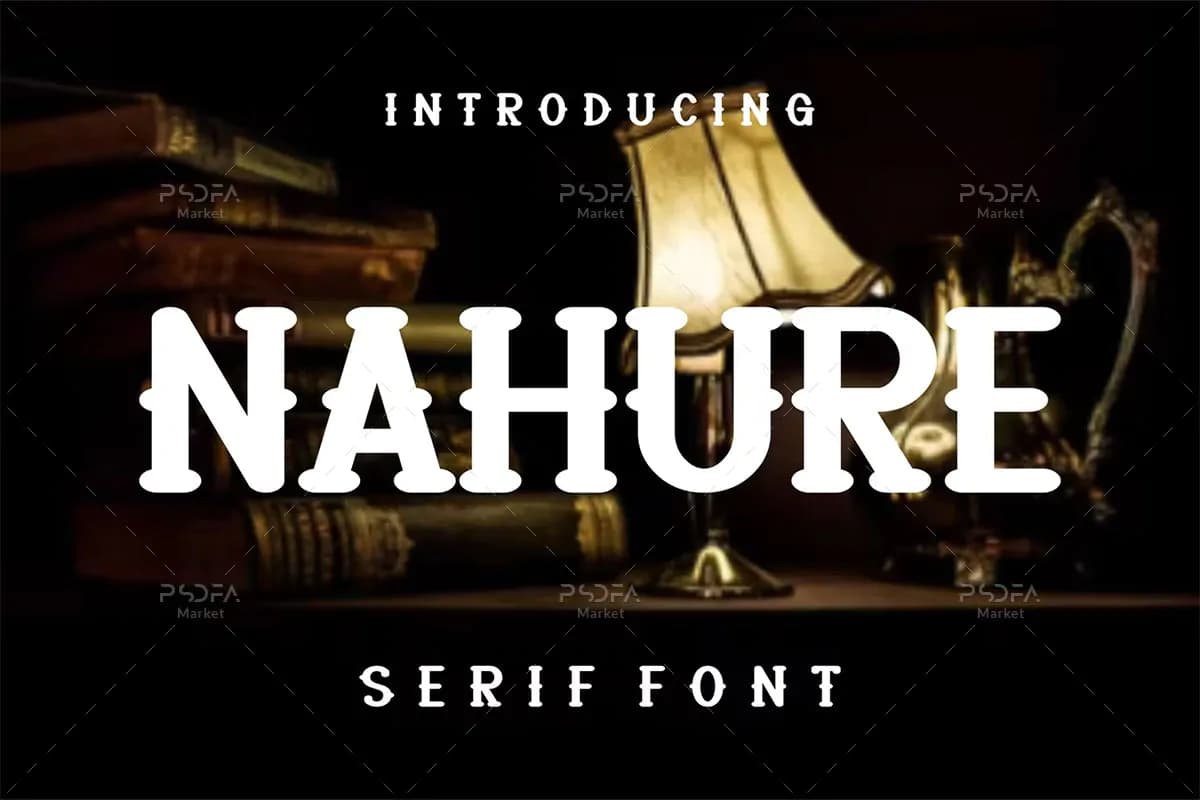 سریف فونت مدرن Nahure