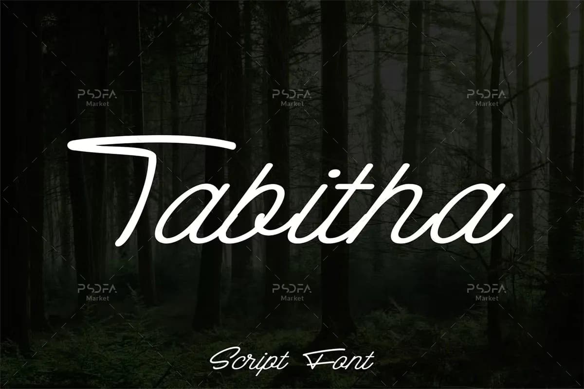 اسکریپت فونت دستنویس Tabitha
