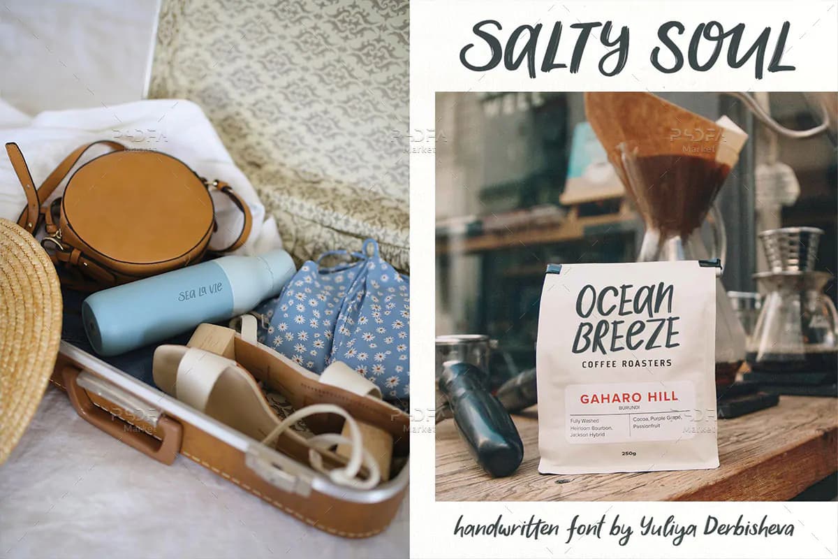 براش فونت دستنویس Salty Soul — تصویر ۲