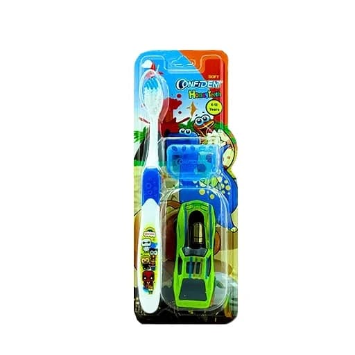 مسواک کودک کانفیدنت مدل Honey Teeth Gift جایزه دار با برس نرم و زبانشور — تصویر ۴