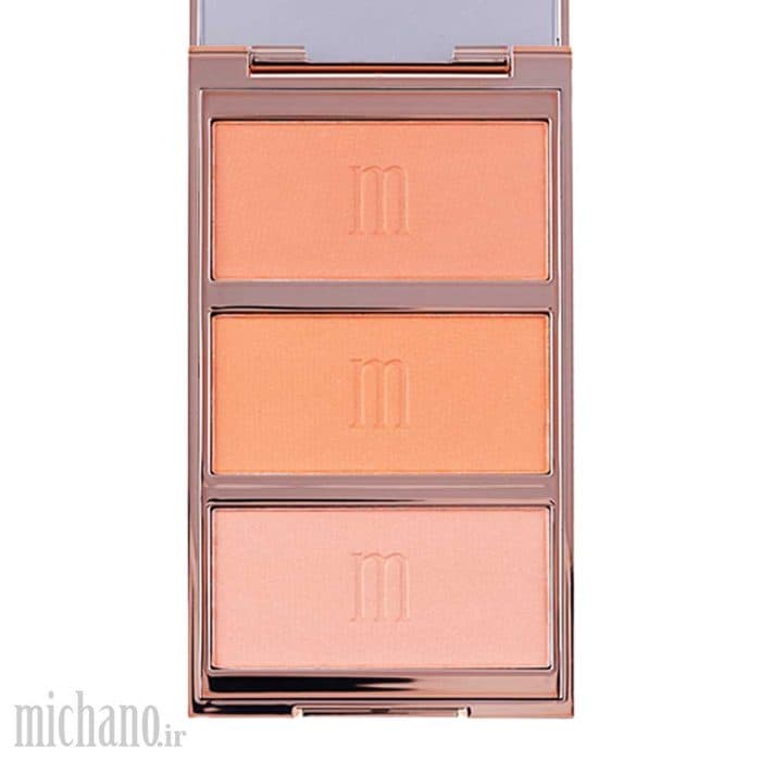 پالت رژگونه ۳ رنگ میچانو شماره 430 | MICHANO Blush Palette