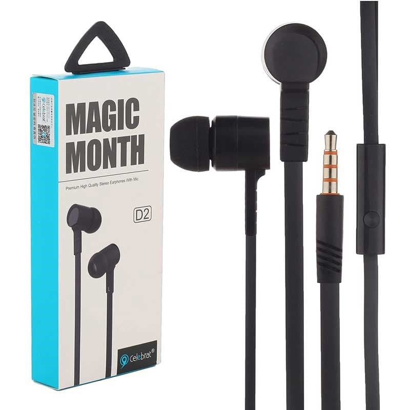 هدفون سیمدار میکروفن دار Magic Month Celebrat D2 — تصویر ۲