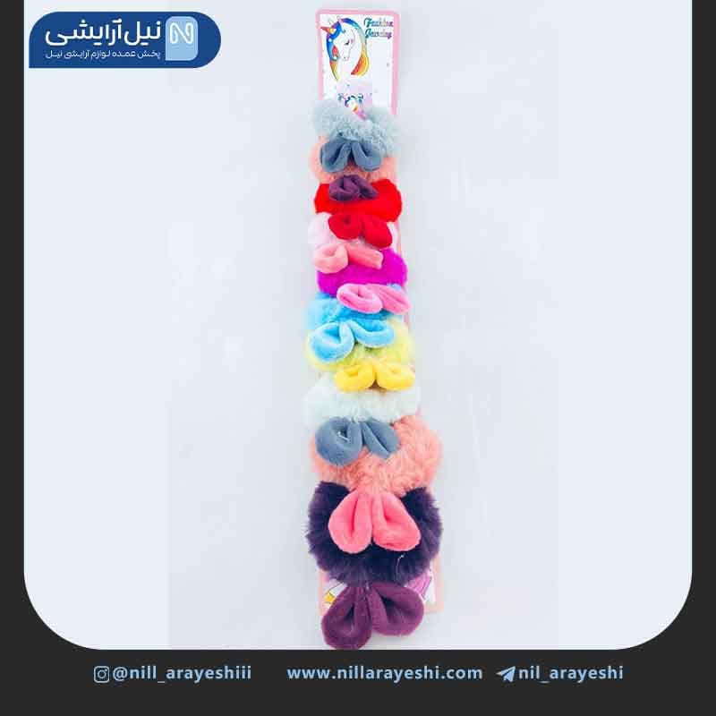 کش مو کارتی خز دار گوش دار ده عددی کد 8 — تصویر ۲