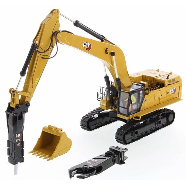 ماکت بیل مکانیکی کاترپیلار CAT 395 GP دایکست مسترز 85709 با دو ابزار اضافی | مقیاس 1:50