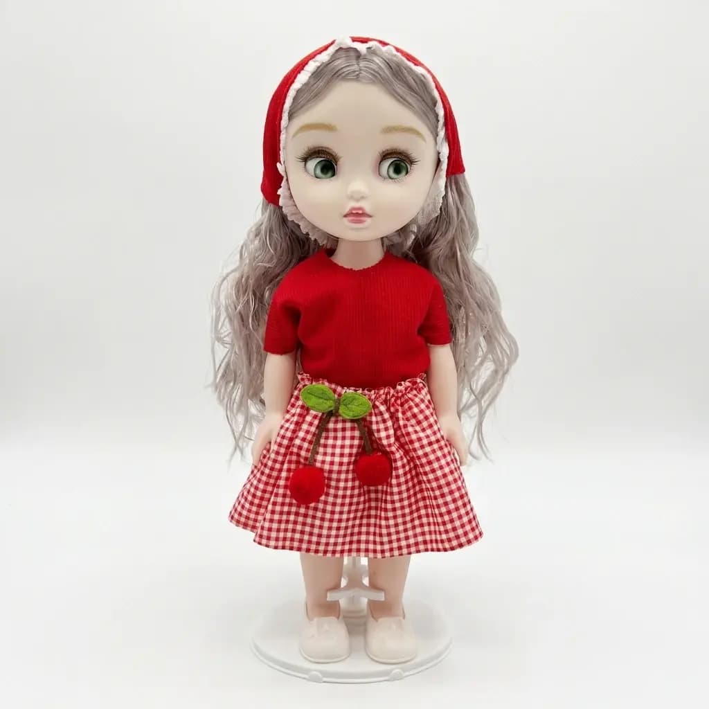 عروسک دخترانه موزیکال خواب و بیدار ۳۵ سانتی — تصویر ۳