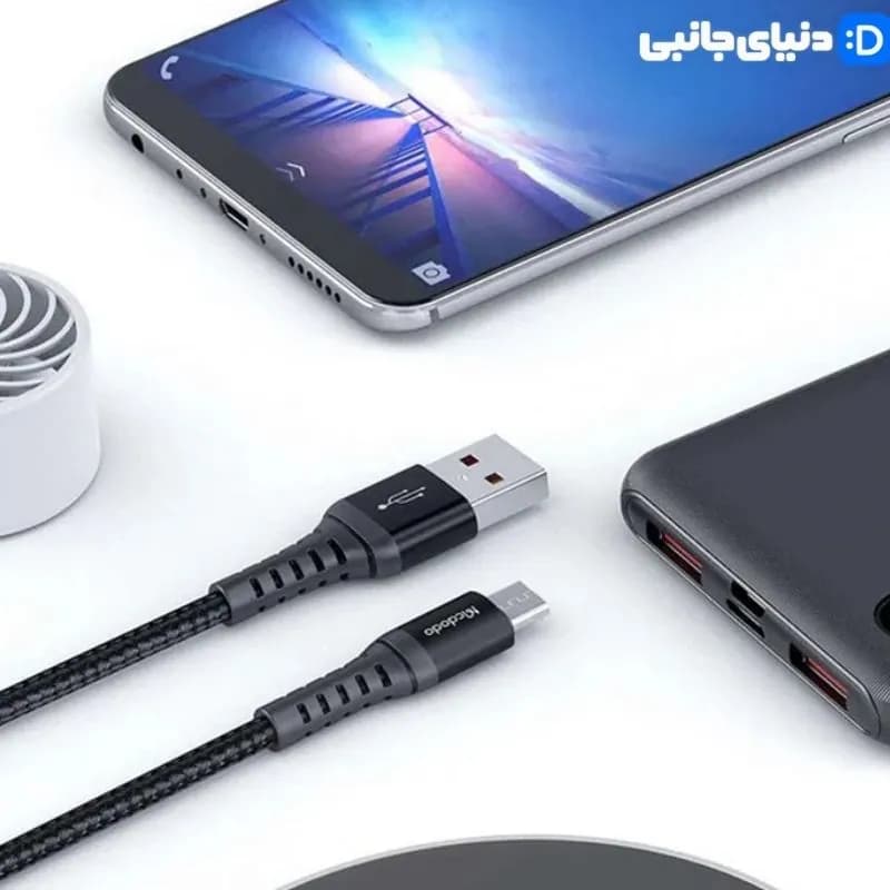 کابل تبدیل USB به microUSB مک دودو مدل CA-2280 طول ۰.۲۰ متر کد KA1039 | دنیای جانبی — تصویر ۲