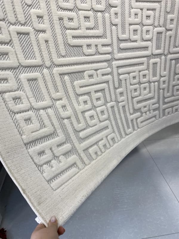 گلیم فرش جدید با اشکال هندسی کد 7106 — تصویر ۷