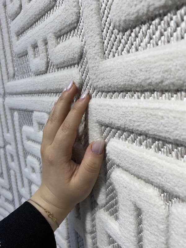 گلیم فرش جدید با اشکال هندسی کد 7106 — تصویر ۶