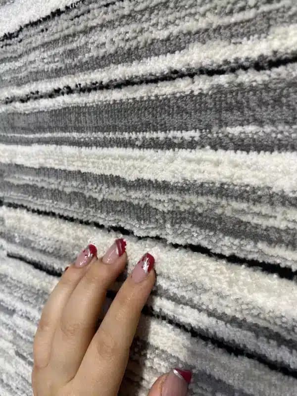 فرش ماشینی مدرن کاشان وینتیج کد 7203 — تصویر ۵