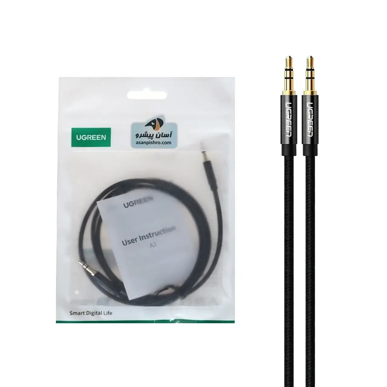 کابل UGREEN Aux مدل 50361 – مشکی(50361)