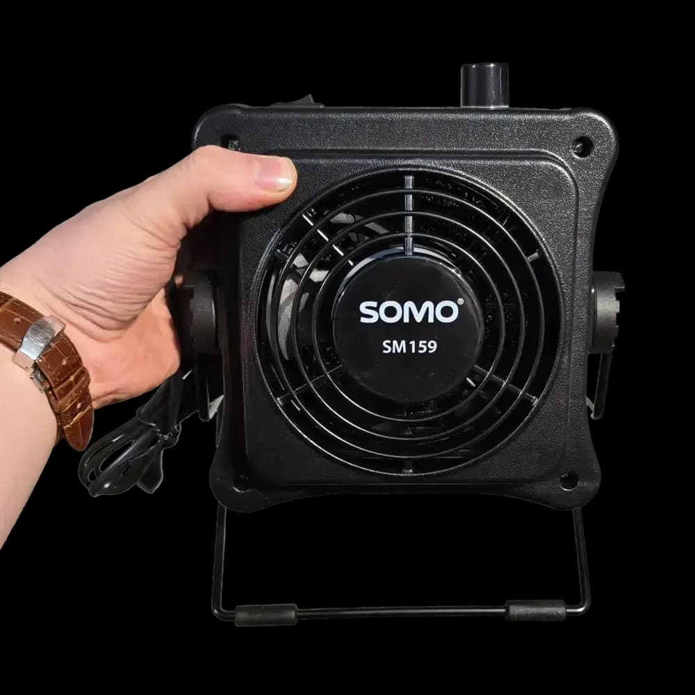 دستگاه مکنده دود و فن رومیزی سومو مدل SOMO SM159 — تصویر ۳