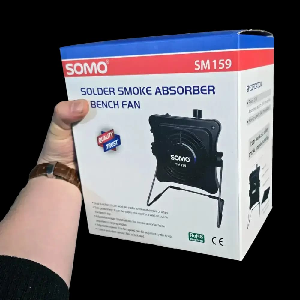 دستگاه مکنده دود و فن رومیزی سومو مدل SOMO SM159 — تصویر ۵