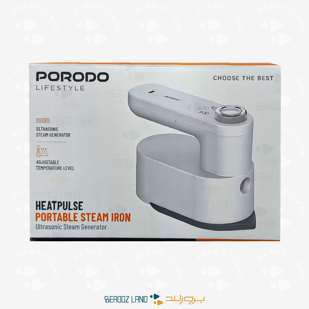 اتو بخار قابل حمل Porodo Lifestyle Heatpulse — تصویر ۳