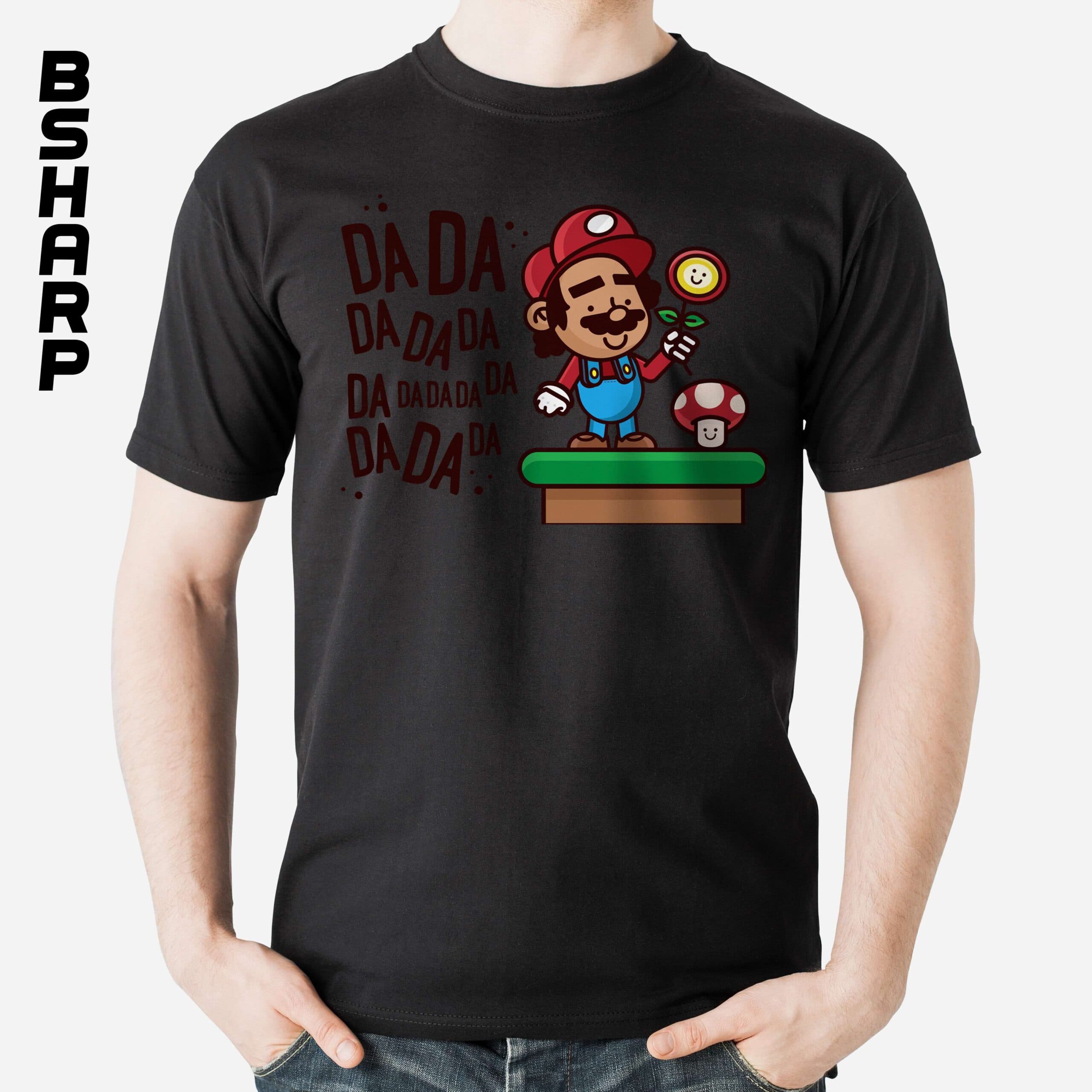 تیشرت Super Mario طرح آواز