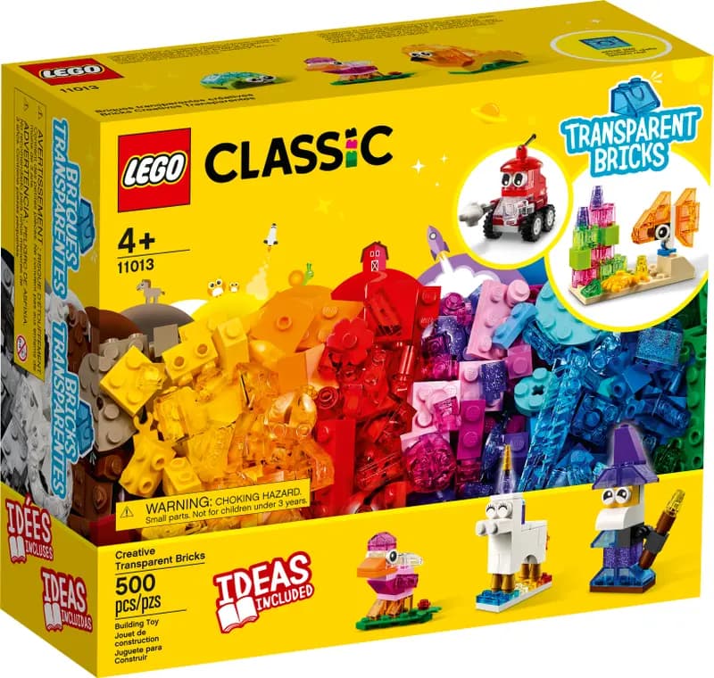 لگو Creative Transparent Bricks سری کلاسیک کد 11013 — تصویر ۳