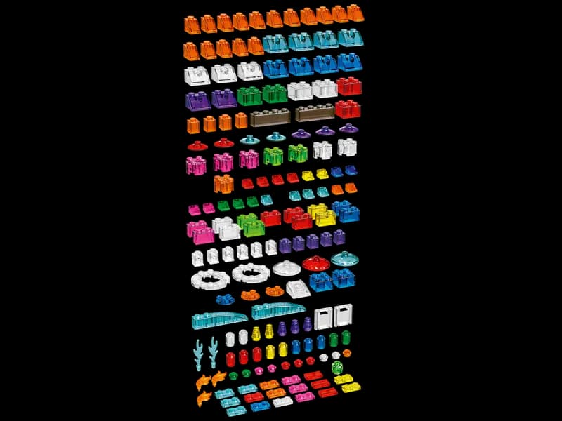 لگو Creative Transparent Bricks سری کلاسیک کد 11013 — تصویر ۵