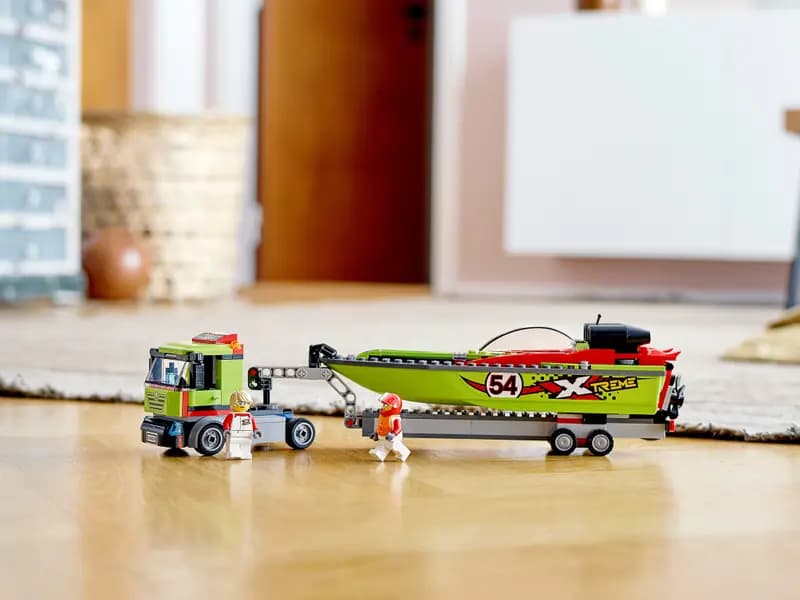 لگو Race Boat Transporter سری سیتی کد 60254 — تصویر ۸
