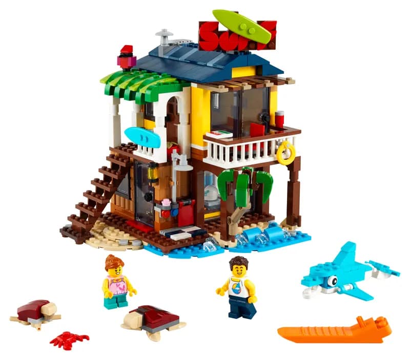 لگو Surfer Beach House سری کریتور کد 31118 — تصویر ۲