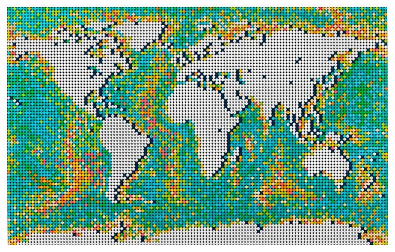 لگو World Map سری آرت کد 31203 — تصویر ۵