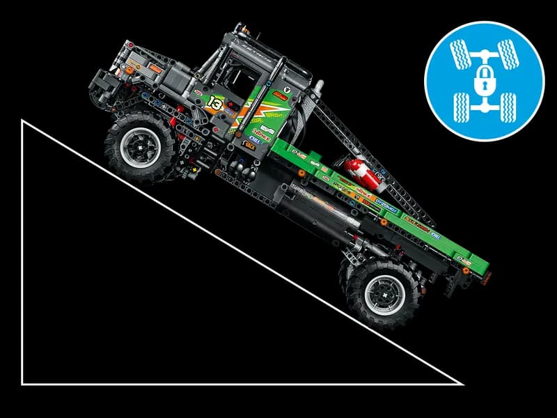 لگو 4×4 Mercedes-Benz Zetros Trial Truck سری پاور آپ کد 42129 — تصویر ۵