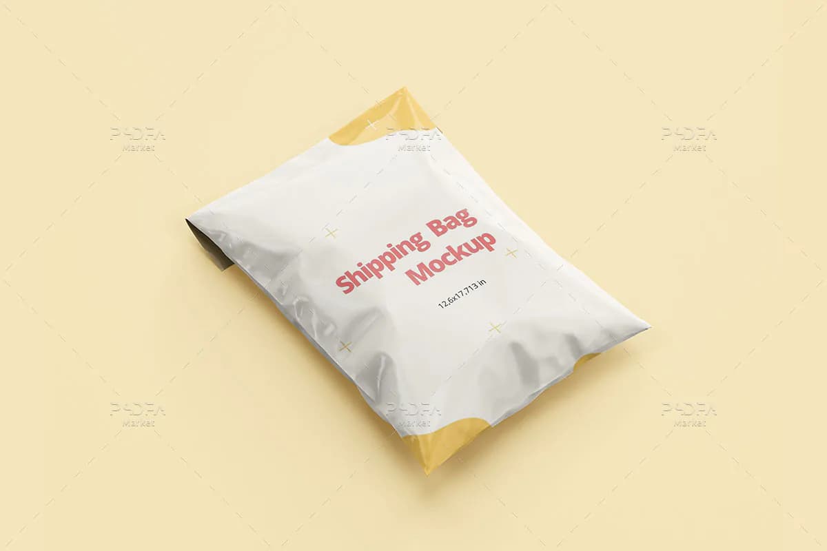 موکاپ پاکت پلاستیکی پستی