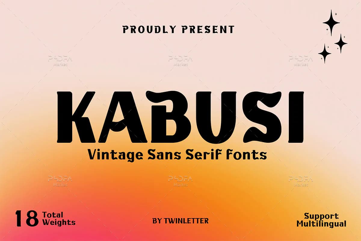 فونت سنس سریف کلاسیک Kabusi