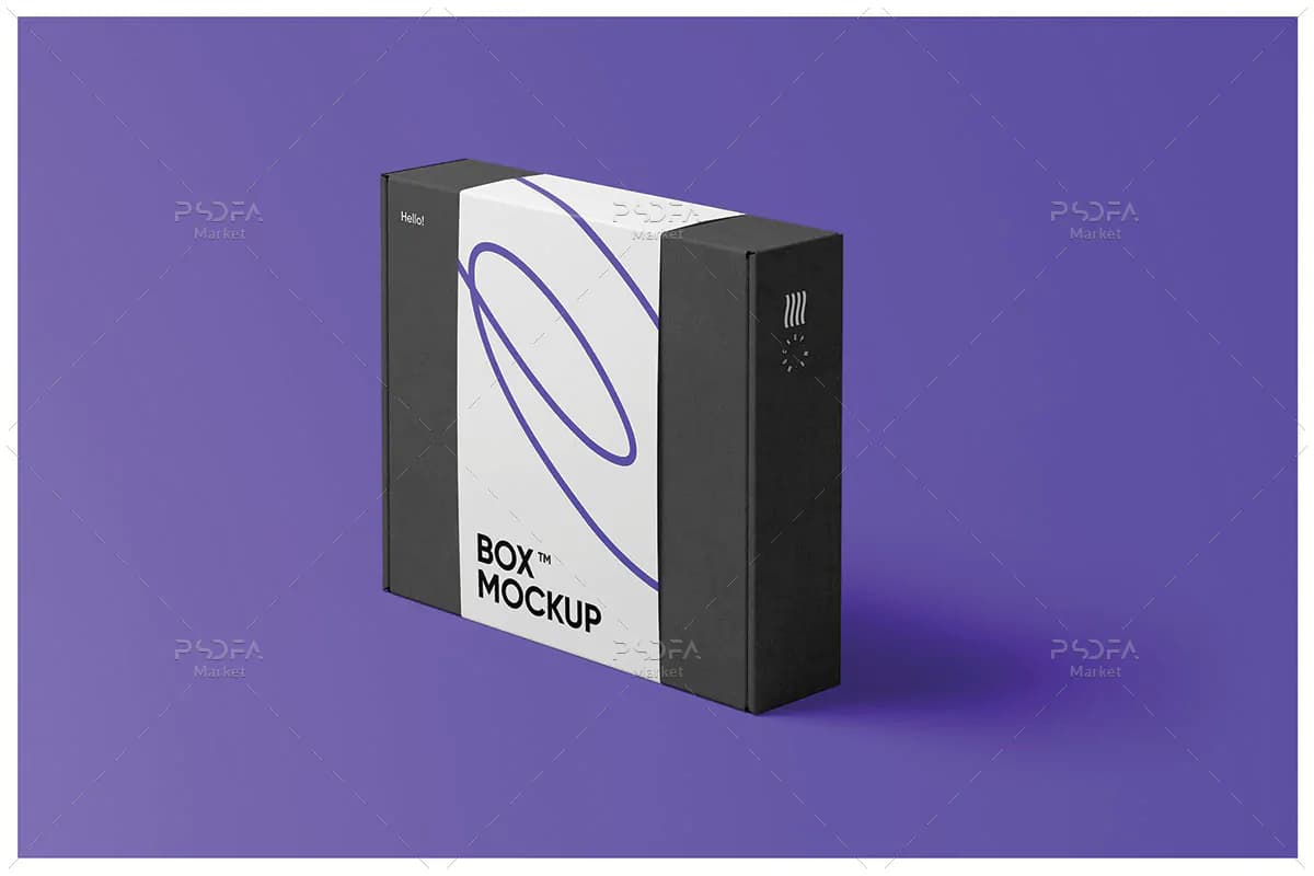 22 موکاپ جعبه محصول Mailing Box — تصویر ۵
