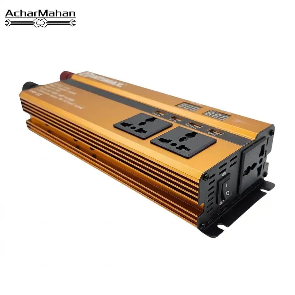 مبدل برق ۱۲ به ۲۲۰ ولت ۲۰۰۰ وات اینتیمکس مدل power inverter 12-220 — تصویر ۳