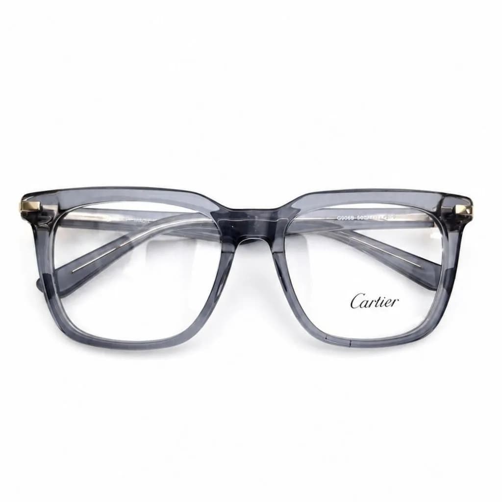 فریم عینک طبی شفاف برند Cartier کد G9069 — تصویر ۲