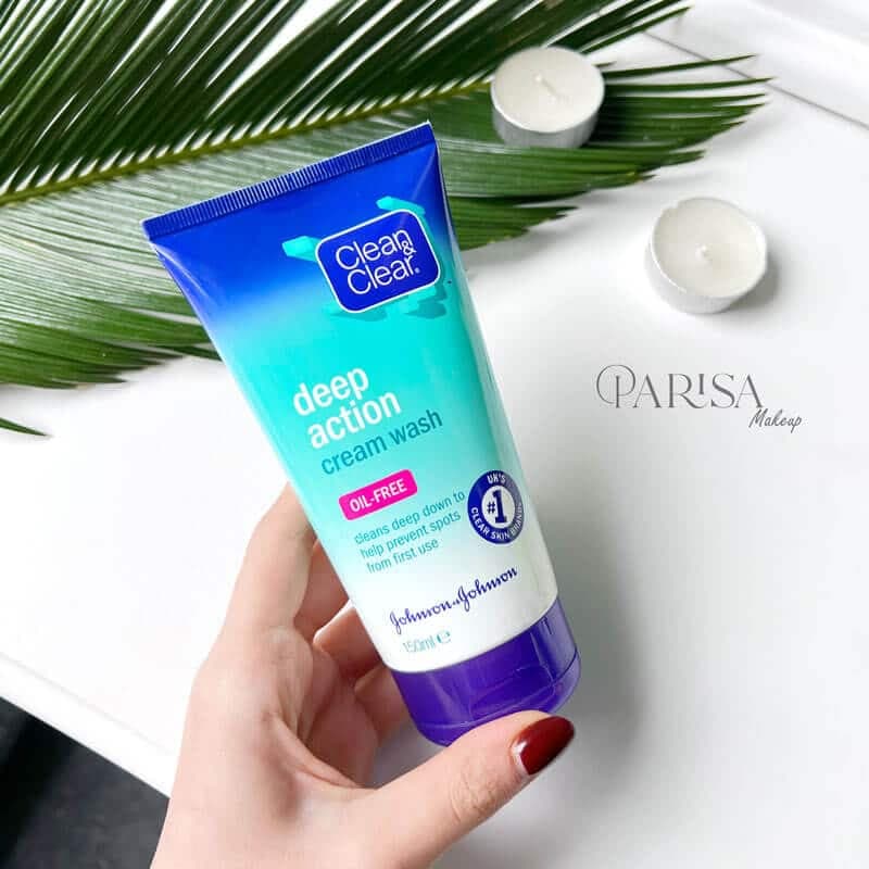 شوینده صورت کلین اند کلیر مدل Deep Action(Cream Wash)