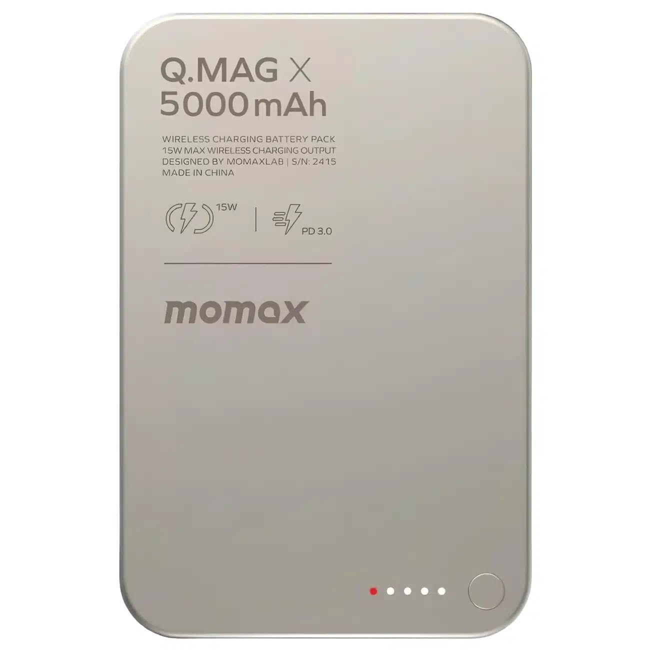 پاور بانک 5000 وایرلس مومکس IP116 Q.Mag X توان 20 وات — تصویر ۷