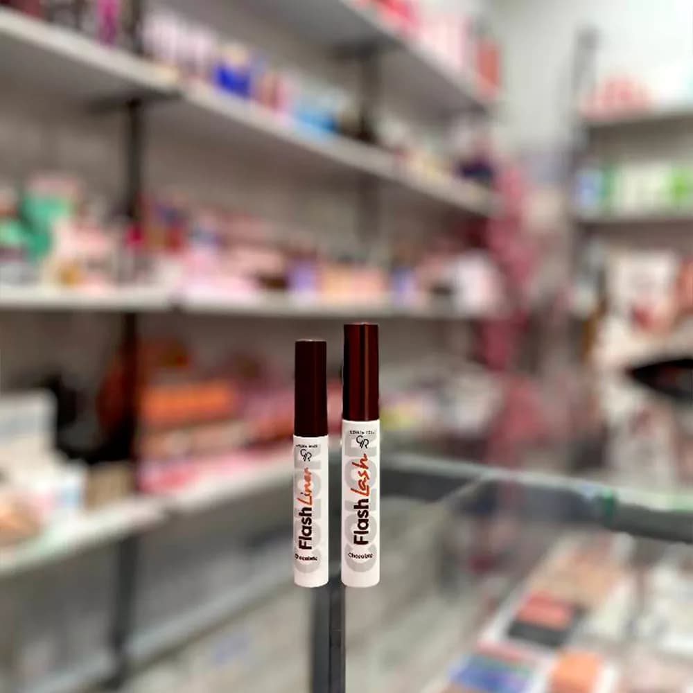 ریمل و خط چشم قهوه ای گلدن رز — تصویر ۸