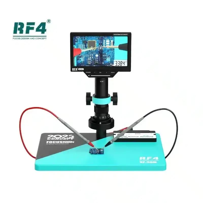 لوپ دیجیتال آر اف فور مدل RF4 RF-50M به همراه مولتی متر — تصویر ۳