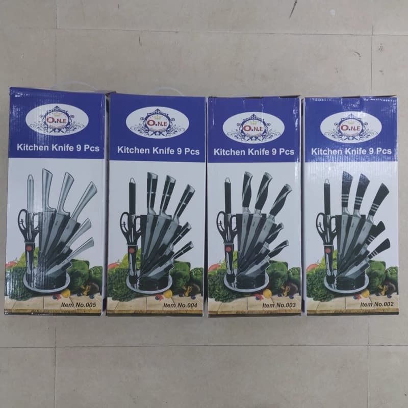 سرویس چاقو آشپزخانه 9 پارچه