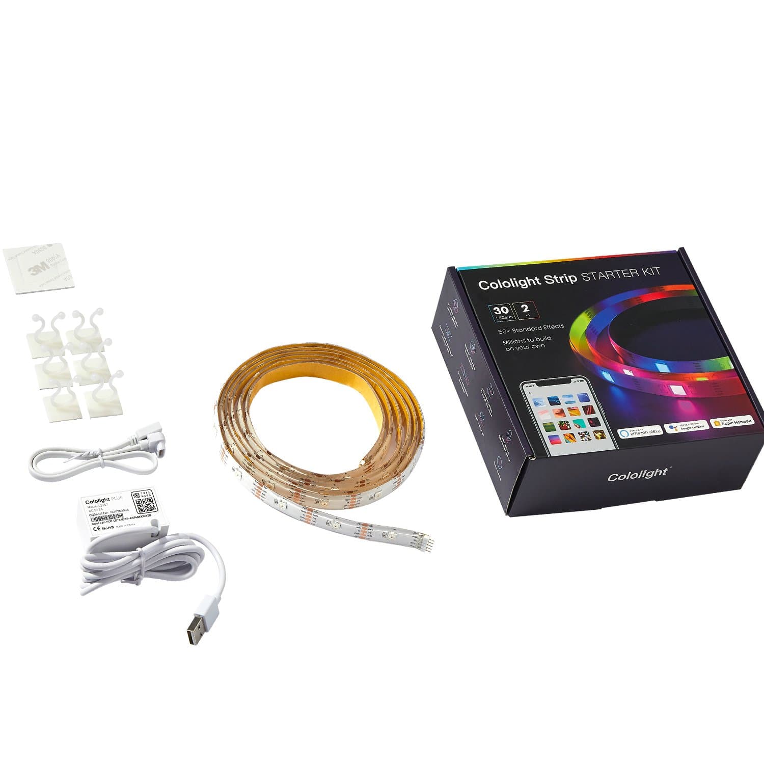 ریسه هوشمند 2 متری 30LEDs کولولایت مدل Cololight Strip Plus — تصویر ۴