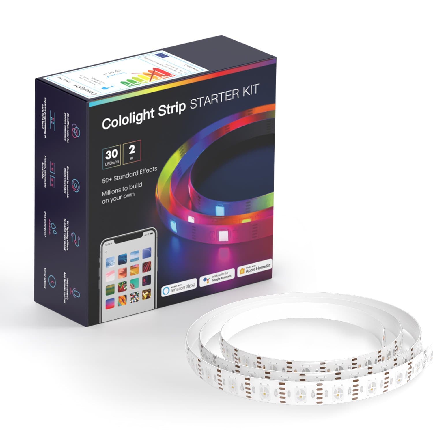 ریسه هوشمند 2 متری 30LEDs کولولایت مدل Cololight Strip Plus