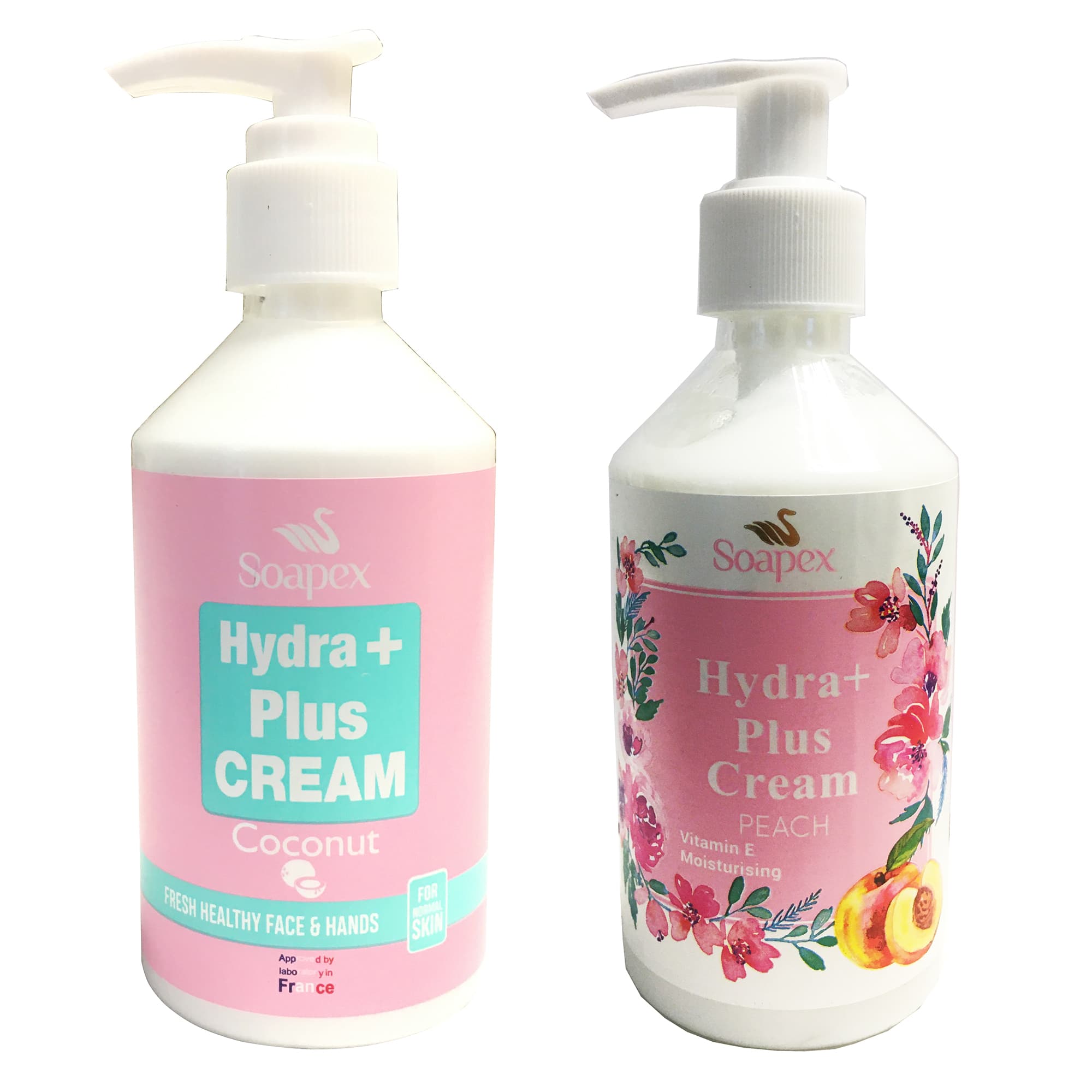 مراقبت پوست کرم مرطوب کننده سوپکس مدل COCONUT حجم 250 میلی لیتر به همراه کرم مرطوب کننده سوپکس مدل هلو حجم 250 میلی لیتر