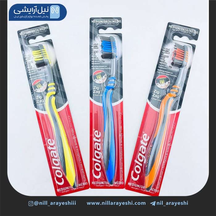 مسواک کلگیت سری زیگ زاگ مدیوم