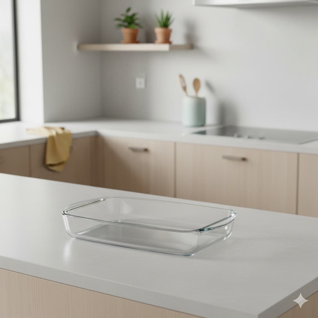 تابه فرانسه مستطیل تریموف 32*20 پیرکس کد 247