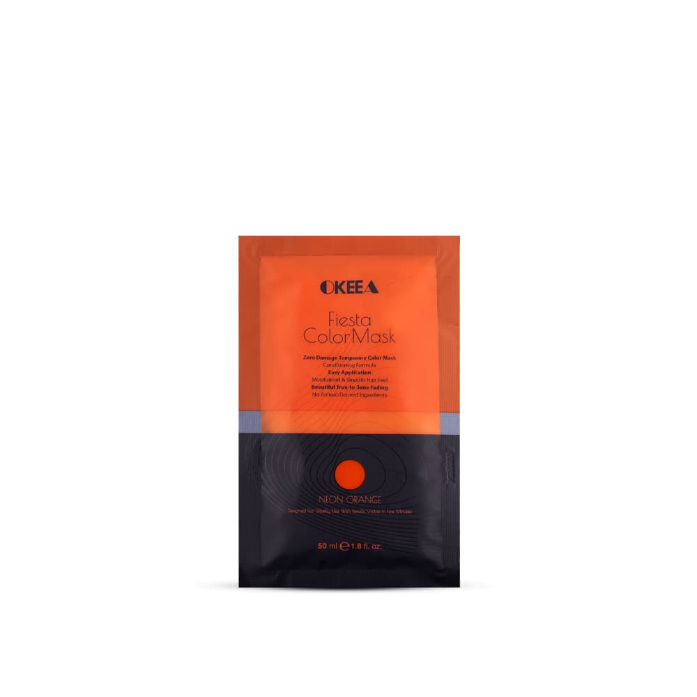 ماسک رنگ نارنجی نئون Neon Orange — تصویر ۲