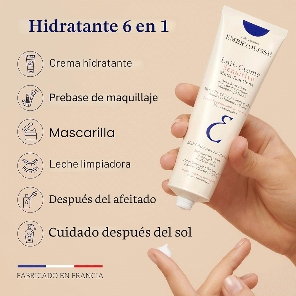 کرم مرطوب کننده پوست حساس امبریولیس Embryolisse Lait Sensitive Moisturizer Cream — تصویر ۴