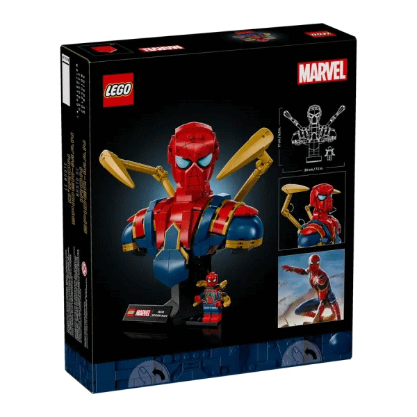 لگو سری مارول مدل Iron Spider-Man Bust کد 76326 — تصویر ۴