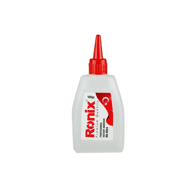 چسب فوری 100 گرم همراه اسپری فعال کننده 400 میلی لیتر رونیکس مدل RONIX RH-9924 — تصویر ۳