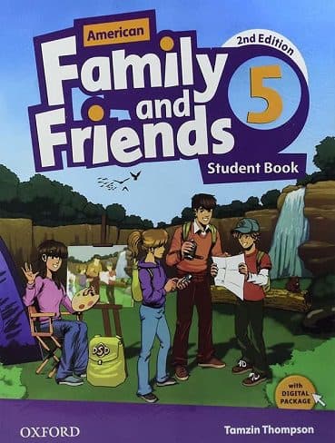 American Family and Friends 5 کتاب امریکن فامیلی فرندز 5 (کتاب دانش آموز+کتاب کار+CD) (وزیری)